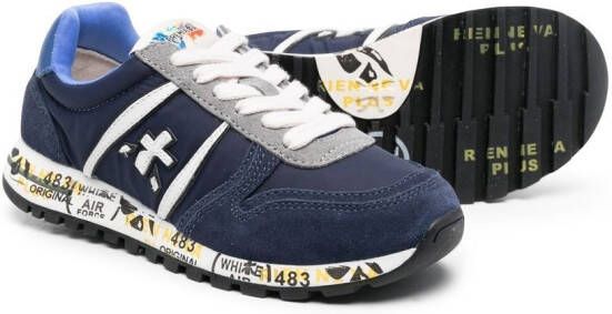 Premiata Kids Sky sneakers met logopatch Groen