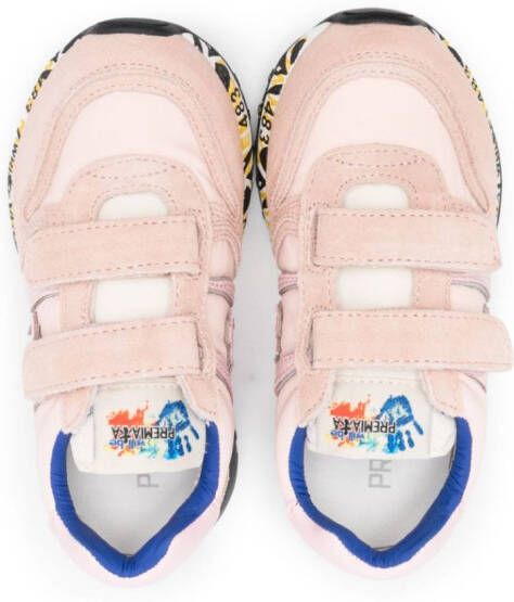 Premiata Kids SkyB sneakers met grafische print Roze