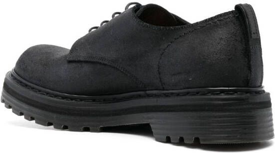 Premiata Leren derby schoenen Zwart