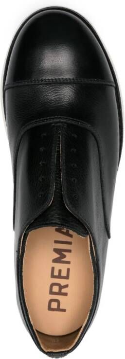 Premiata Leren derby schoenen Zwart