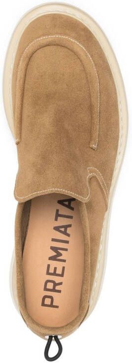 Premiata Leren loafers Bruin