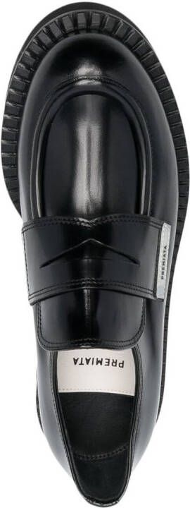 Premiata Leren loafers Zwart