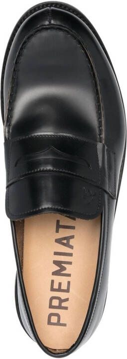 Premiata Leren loafers Zwart