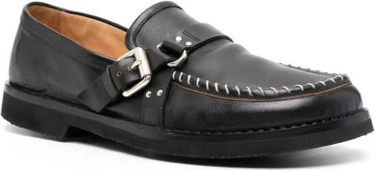 Premiata Leren loafers Zwart