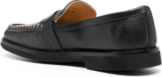 Premiata Leren loafers Zwart