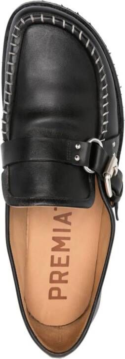 Premiata Leren loafers Zwart