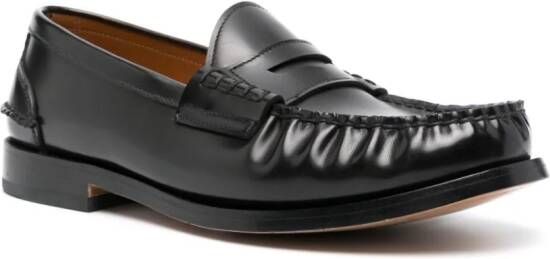 Premiata Leren loafers Zwart