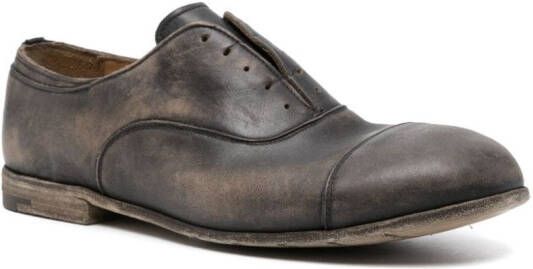 Premiata Leren Oxford schoenen Zwart