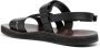 Premiata Leren sandalen met klittenband Zwart - Thumbnail 3