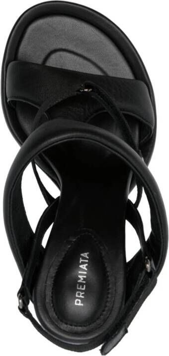 Premiata Leren sandalen Zwart