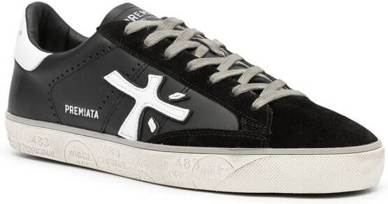 Premiata Leren sneakers Zwart