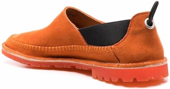 Premiata Loafers met elastische vlakken Oranje