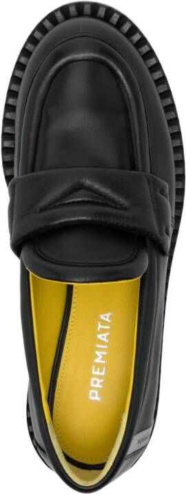 Premiata Loafers met logopatch Zwart