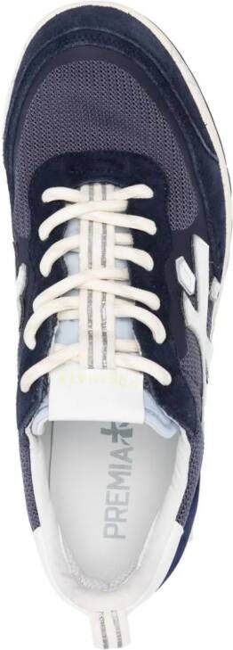 Premiata Low top sneakers met logo-applicatie Blauw