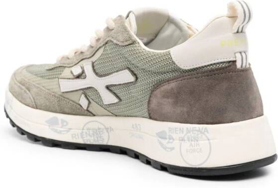 Premiata Low top sneakers met logo-applicatie Groen