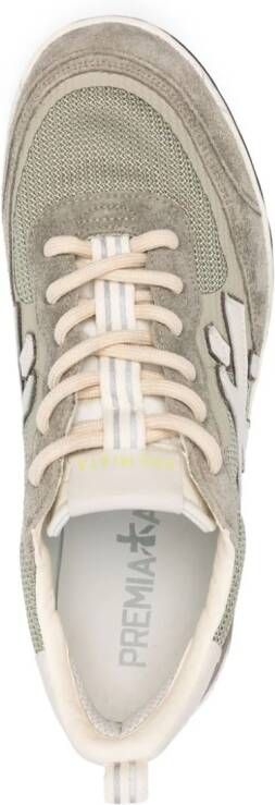 Premiata Low top sneakers met logo-applicatie Groen