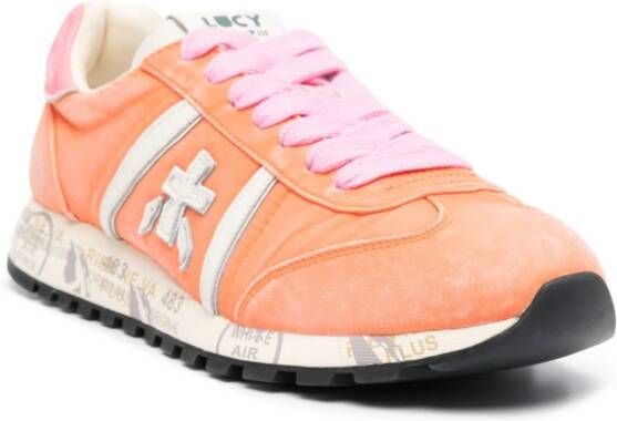 Premiata Lucy sneakers met vlakken Oranje
