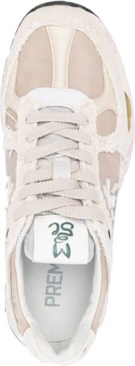 Premiata Mase sneakers met gerafeld effect Beige