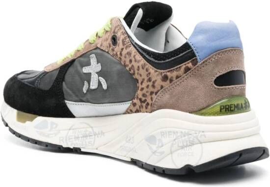 Premiata Mase sneakers met logopatch Zwart