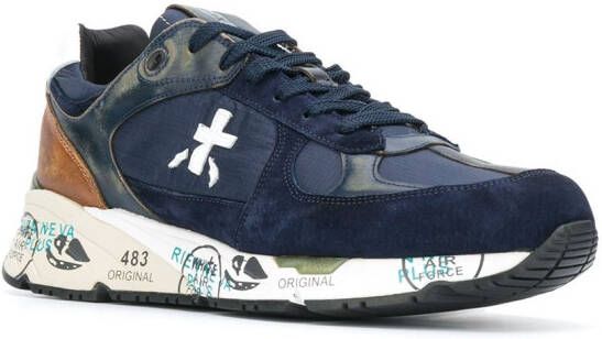 Premiata Mase sneakers met print Blauw