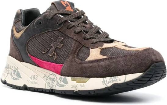 Premiata Mase sneakers met vlakken Bruin