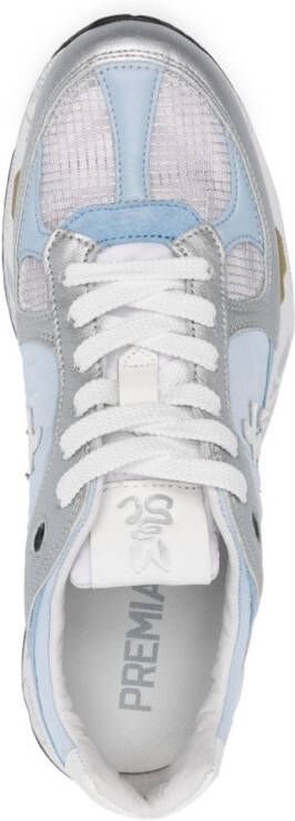 Premiata Mased leren sneakers Blauw