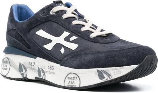 Premiata Moe Run sneakers met vlakken Blauw