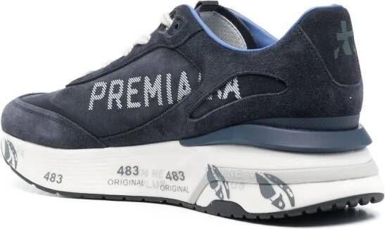 Premiata Moe Run sneakers met vlakken Blauw