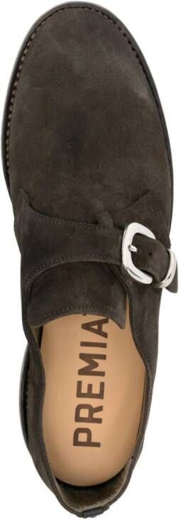 Premiata Mono Fibbia suède gespschoenen Bruin