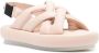 Premiata Gewatteerde leren sandalen Roze - Thumbnail 2