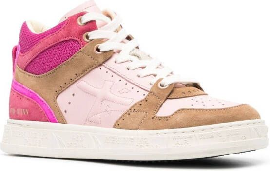 Premiata Quinnd high-top sneakers Roze