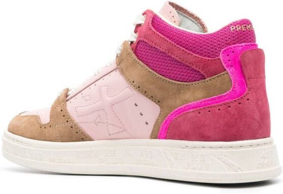 Premiata Quinnd high-top sneakers Roze