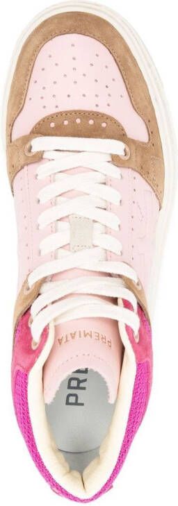 Premiata Quinnd high-top sneakers Roze