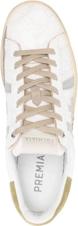 Premiata Russel 6746 gerafelde sneakers Wit