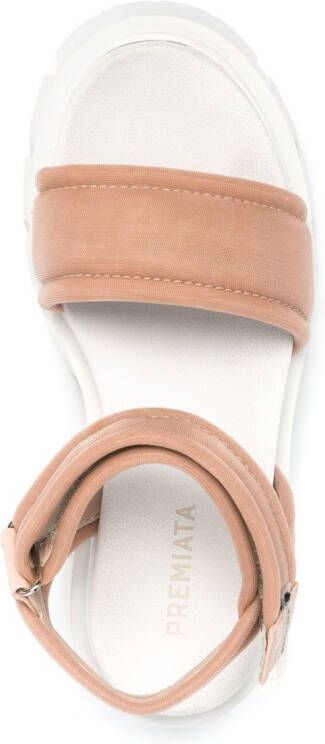 Premiata Sandalen met klittenband Beige