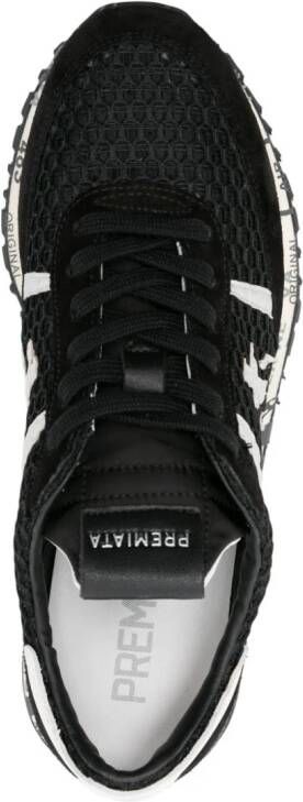 Premiata Seand mesh sneakers Zwart