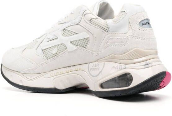 Premiata Sharky-D mesh sneakers Wit