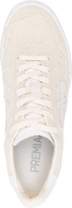 Premiata Sneakers met gebreide vlakken Beige