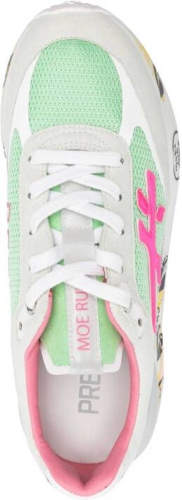 Premiata Sneakers met logopatch Groen