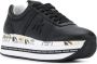 Premiata Beth 3873 sneakers met logopatch Zwart - Thumbnail 2