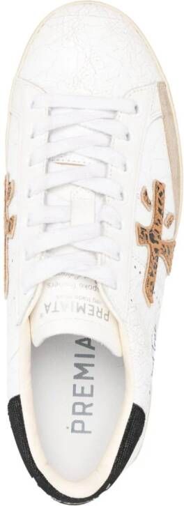 Premiata Stevend sneakers met logopatch Wit