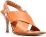 Premiata Stiletto sandalen met gekruiste bandjes Oranje - Thumbnail 2
