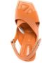 Premiata Stiletto sandalen met gekruiste bandjes Oranje - Thumbnail 4
