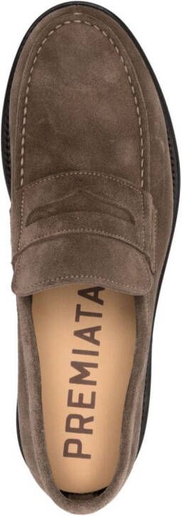 Premiata Suède loafers Bruin