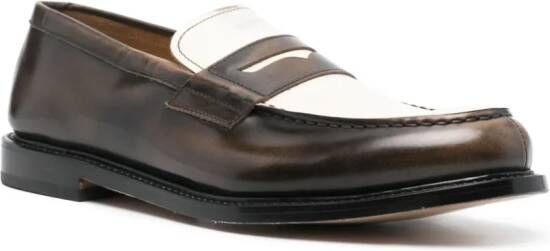 Premiata Leren loafers Bruin