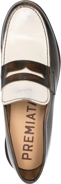 Premiata Leren loafers Bruin