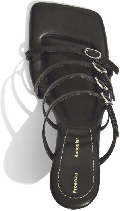 Proenza Schouler Sandalen met vierkante neus Zwart