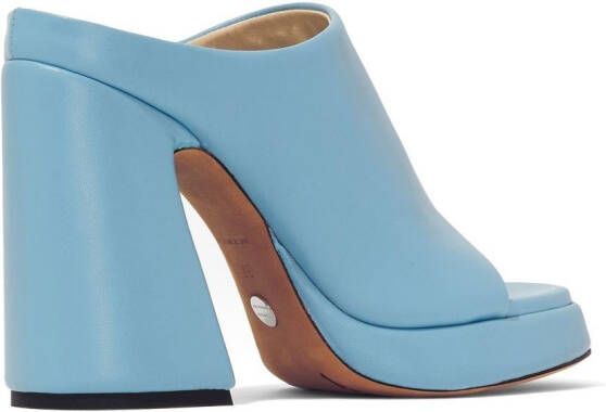 Proenza Schouler Forma sandalen met plateauzool Blauw