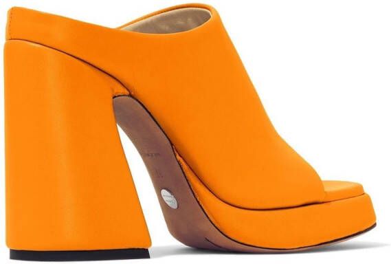 Proenza Schouler Forma sandalen met plateauzool Oranje