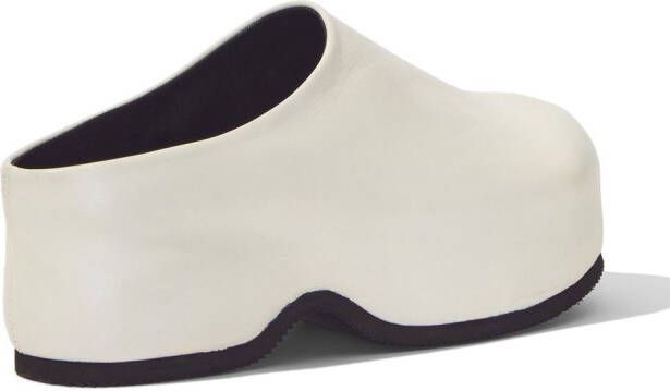 Proenza Schouler Forma klompen met plateauzool Beige